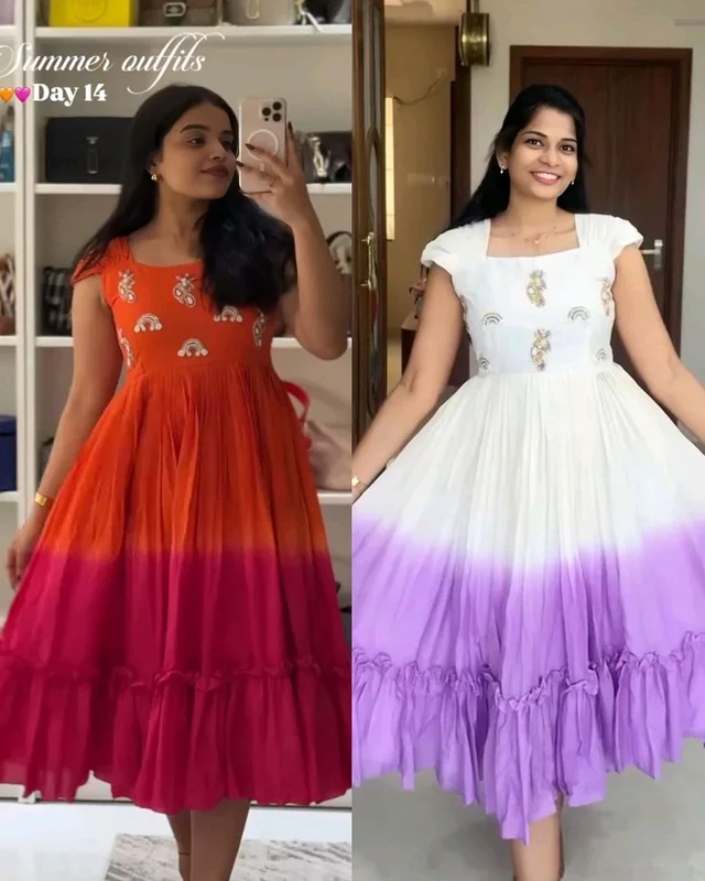 LAUNCHING NEW DESIGNER HANDWORK Maxi - L, Mauve