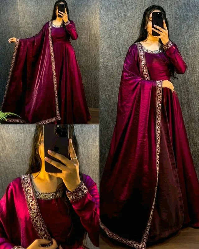 Trendy New Launching Festival Special Women Dresses
- Purple, 2XL
