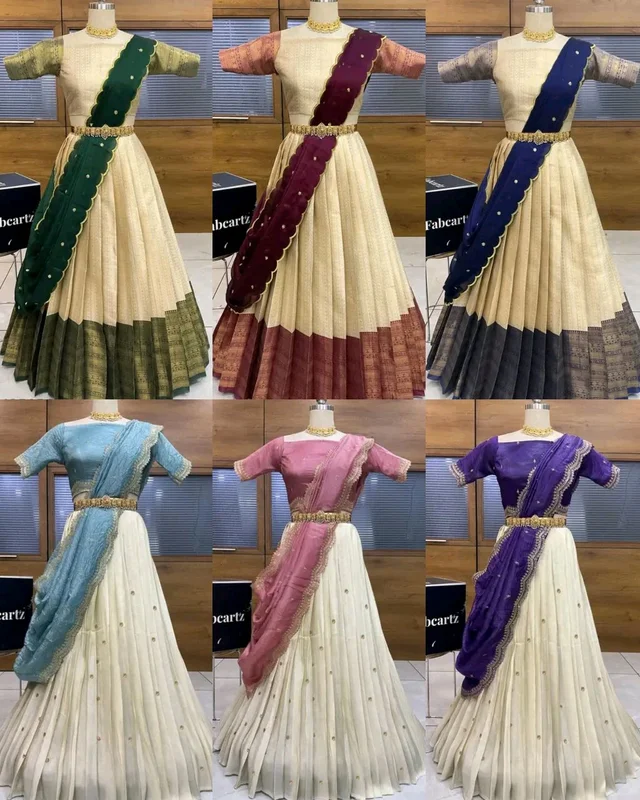 Best Women's Lehenga Traditional Wear - Pink, Free Size