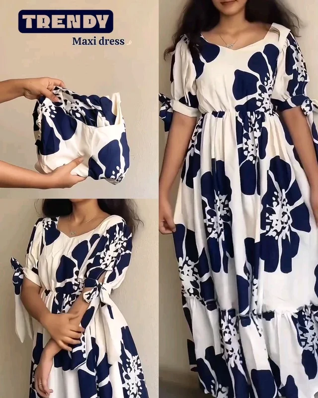 Trendy Summer Special Offers Maxi - Blue, XL