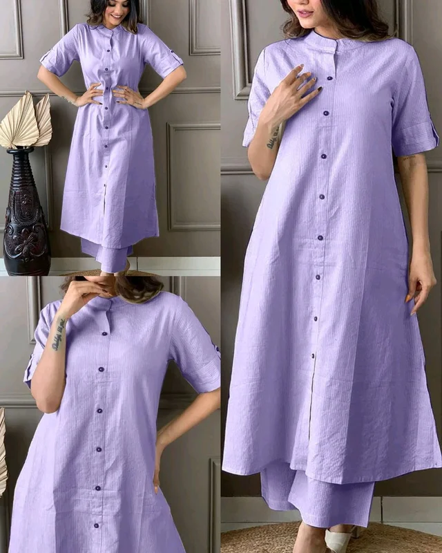 Launching Designer Co-Ords set in Cotton Floral Kurta with Palazzos
- Mauve, 3XL