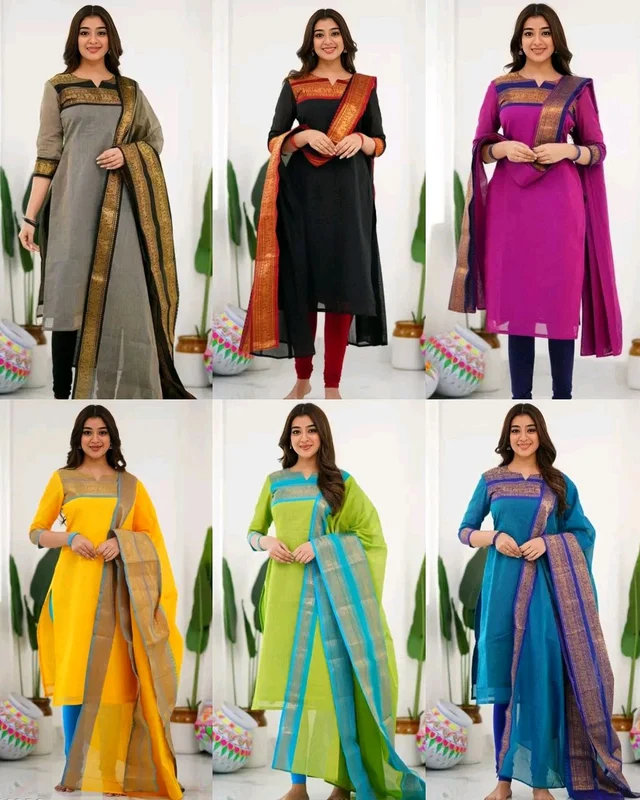 New Super Trendy Traditional Outfit - Blue, 3XL