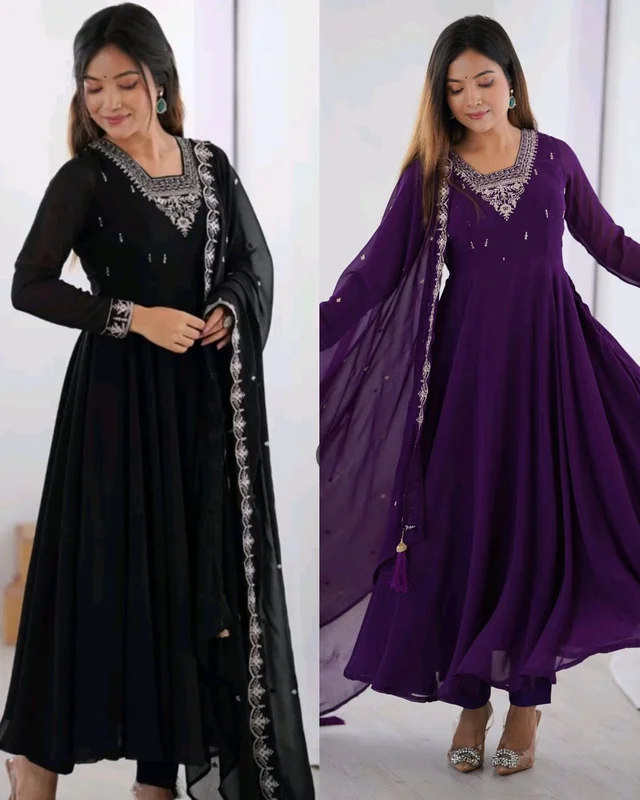 Super Trendy Elegant Festival Collection - Black, M