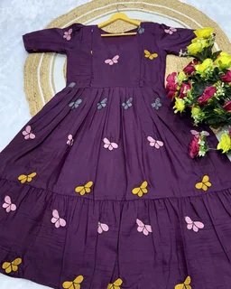 Feeding Gowm NEW DESIGN LAUNCHING IN BEAUTIFUL 5 COLOUR - Mango Tango, S