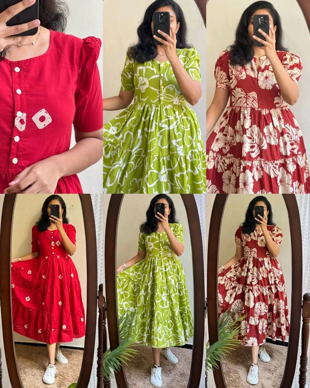 Introducing Beautiful prints of pure and rich Soft Cotton - Green, 2XL