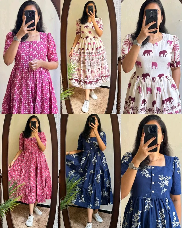 Introducing Beautiful prints of pure and rich Soft Cotton - White, S