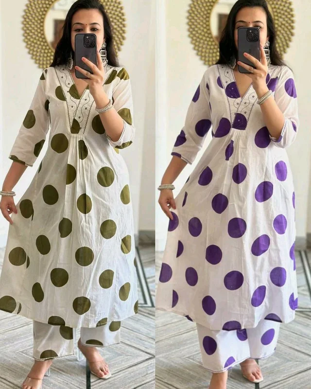 Trendy daily college & office wear Co-ord Set outfit relaxed & comfort fit - White & Purple, XL