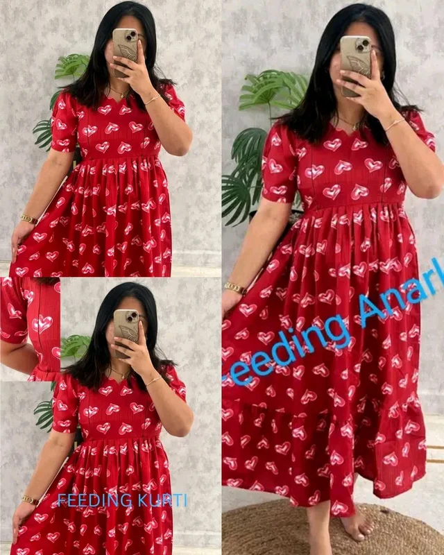 Feeding / Maternity Wear Gown - L