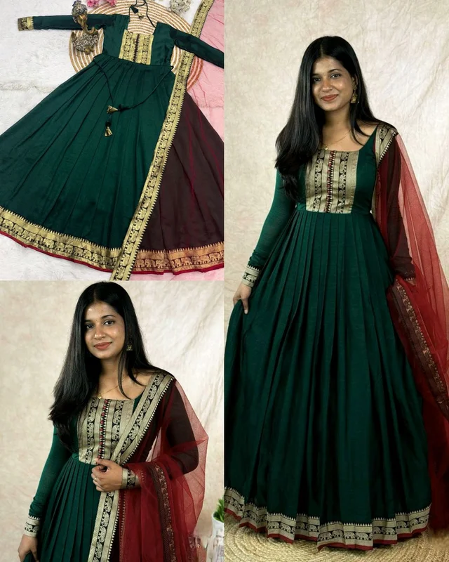 New Super Trendy Traditional Outfit - Green, XL