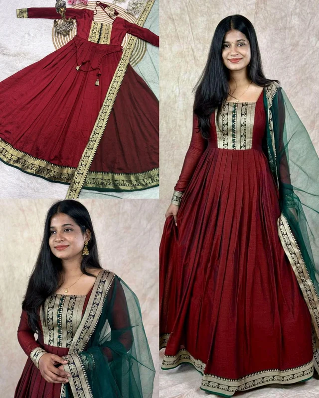 New Super Trendy Traditional Outfit - Maroon, XL