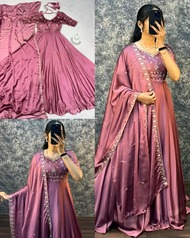 NEW LAUNCHING THIS FESTIVAL SEASON SILK - Onion, 2XL