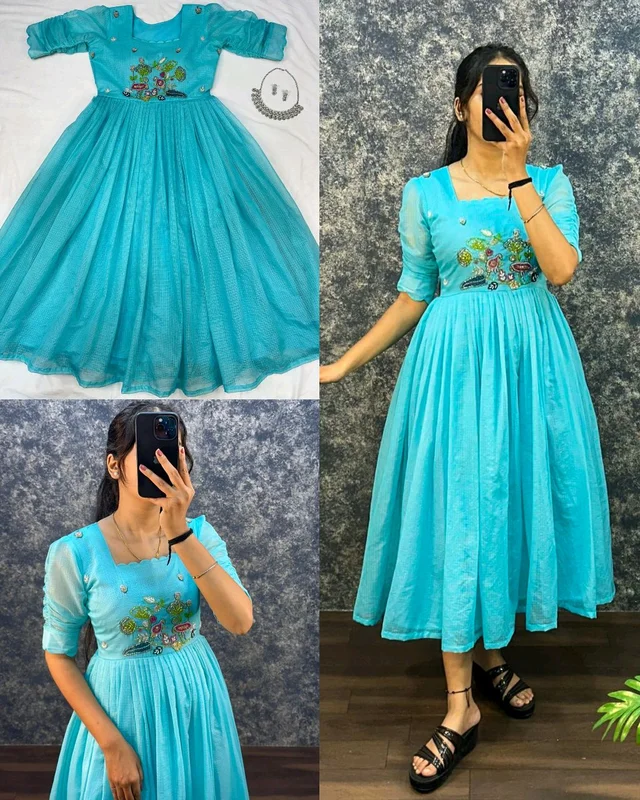 Launching Our Latest Beautiful Stylist Gown with Handowk – Where Elegance Meets Comfort
- Sky Blue, M