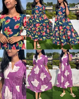 Introducing Beautiful prints of pure and rich Soft Cotton - Pink, S