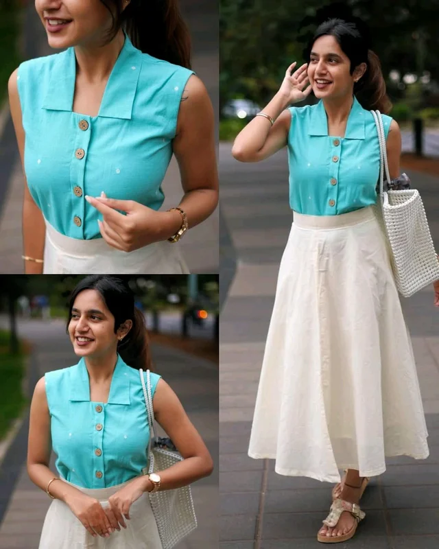 Trendy Summer Special New Skirt & Top Combo - L