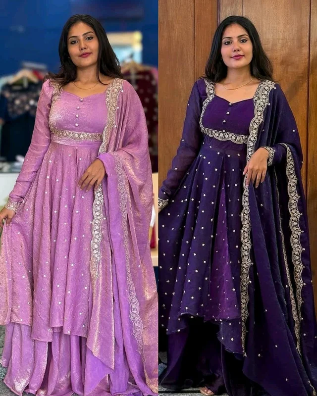 Unveiling Our Stunning Cape Top in Radiant Colours, Paired With a Skirt And Dupptta A Standout Ensemble For Wedding Function, Offering Elegance For Any Function Or Party! ✨
- Pigment Indigo, L
