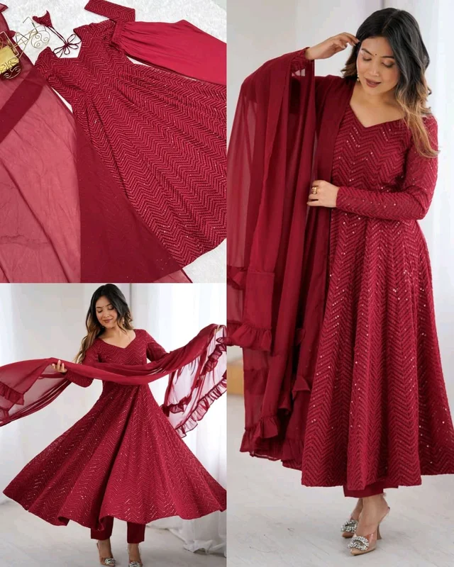 Trendy New Anarkali Arrives Fully Stitched Ready to Wear
- 2XL