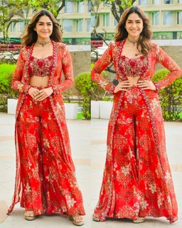 Designer Sharara Set - Cabaret, M