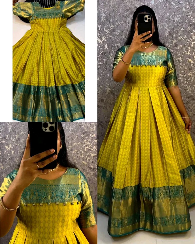Launching Traditional gown for Diwali
- Green, M