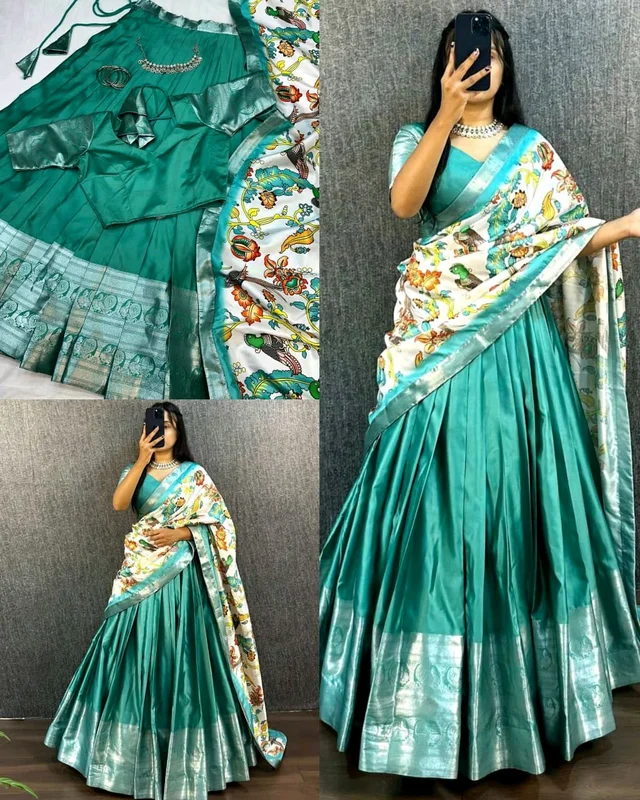 Traditional Look Ready To Wear Beautiful Festival Lehanga - Purple, S