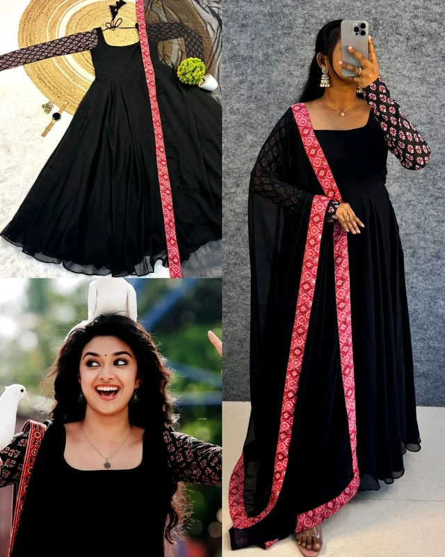 Launching the most awaited ,most requested "REMO " Keerthi suresh mam inspired outfit
- Black, 2XL
