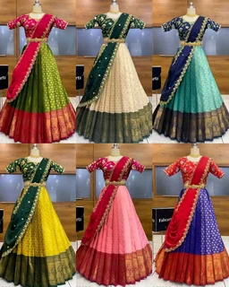 South Indian Style Half Saree
- New York Pink 1st, Free Size