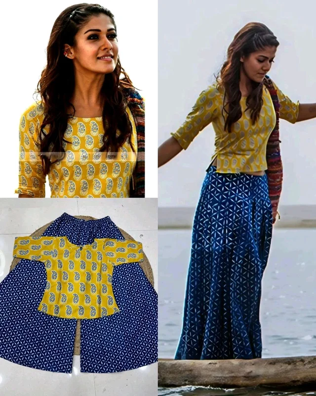 Launching nanum rowdy dhan nayanthara mam top with palazo
- S