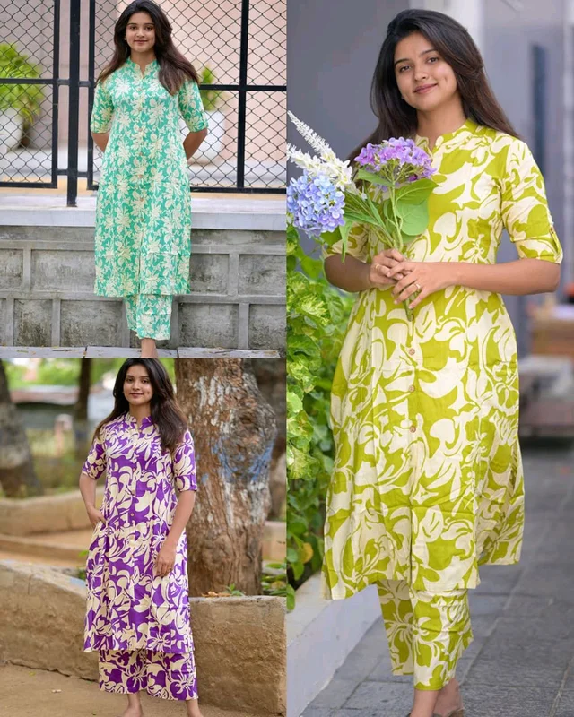 Trendy daily college & office wear Co-ord Set outfit relaxed & comfort fit
- Lite Green, M