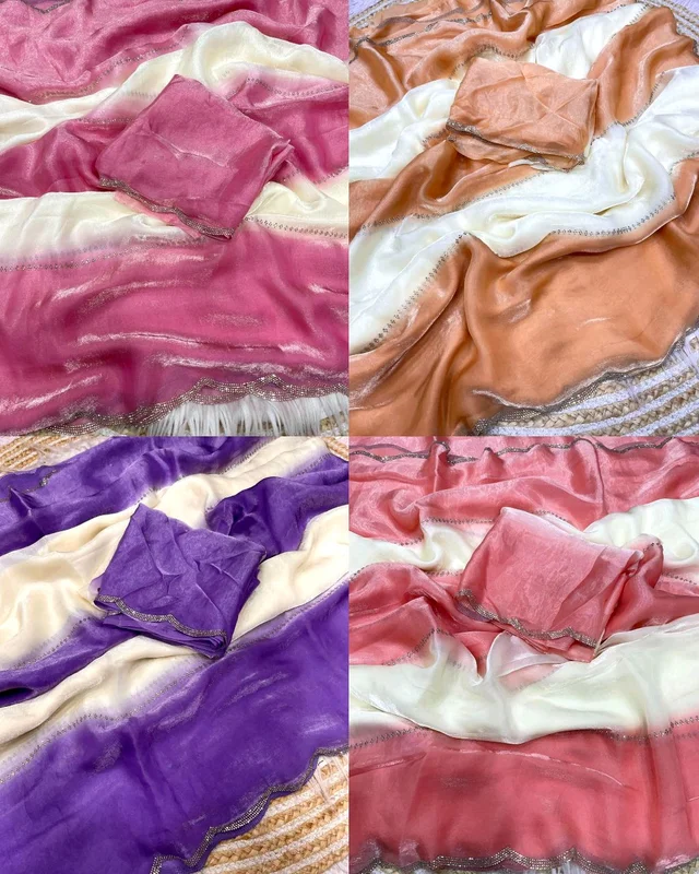 Trendy Premium quality party wear Saree
- Purple, Free Size