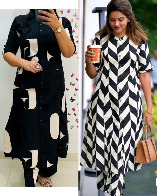 Trendy daily college & office wear Co-ord Set outfit relaxed & comfort fit - Black, XS