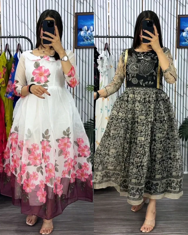 Blooming with beauty in this elegant floral print dress - Black, XL