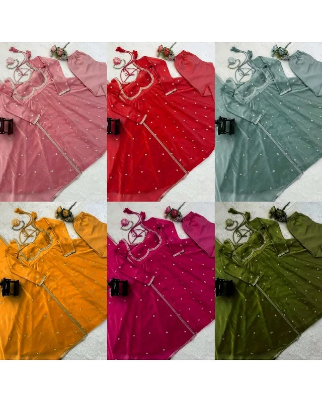 Trendy New Launching Designer Party Wear Look Collection - Verdun Green, 2XL