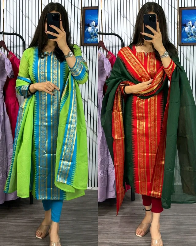 New Super Trendy Traditional Outfit - Green, 3XL