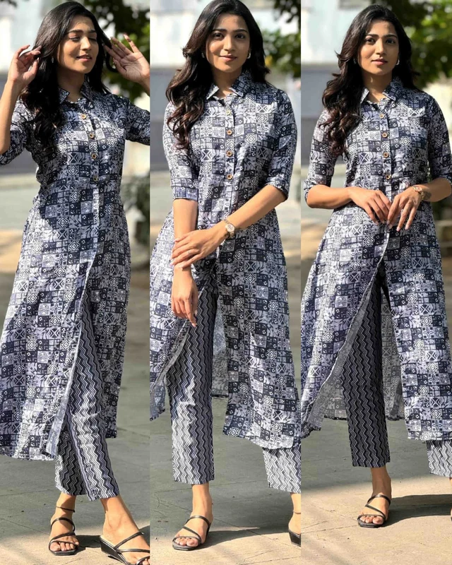 This stunning nyra cut digital printed kurti look like more gorgeous on your classic event.. 😘 - M