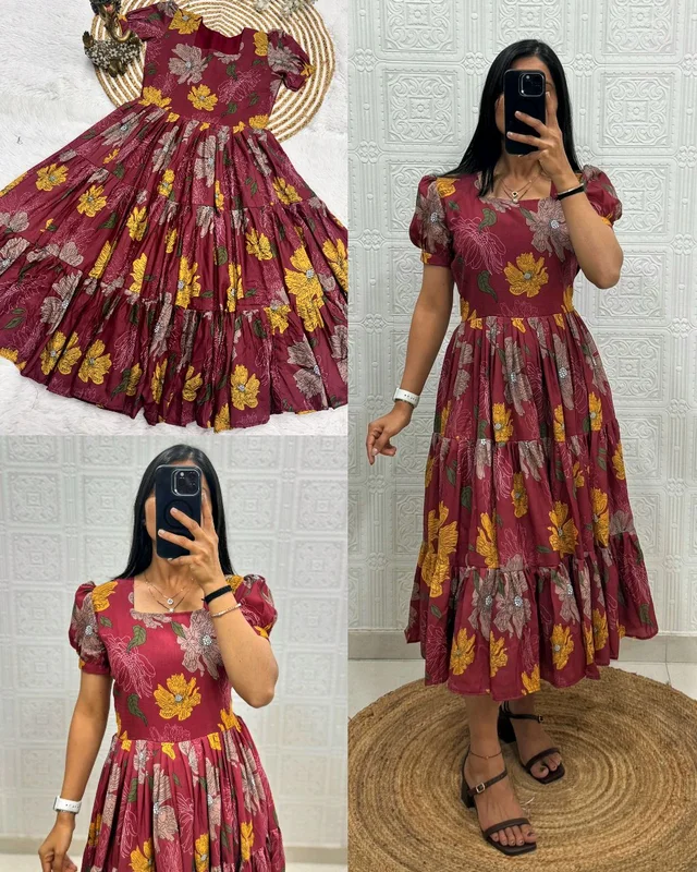 Trendy Bueatiful Maxi - Cherrywood, 3XL