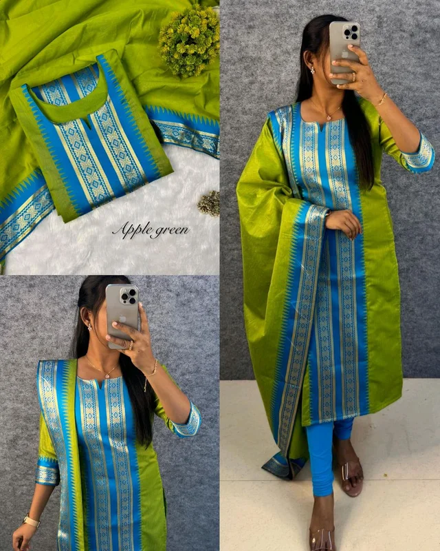 New Super Trendy Traditional Outfit
- Apple Green, 2XL