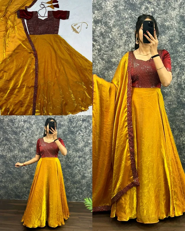 New Festivel Launch Gown with Dupatta - S, Mango