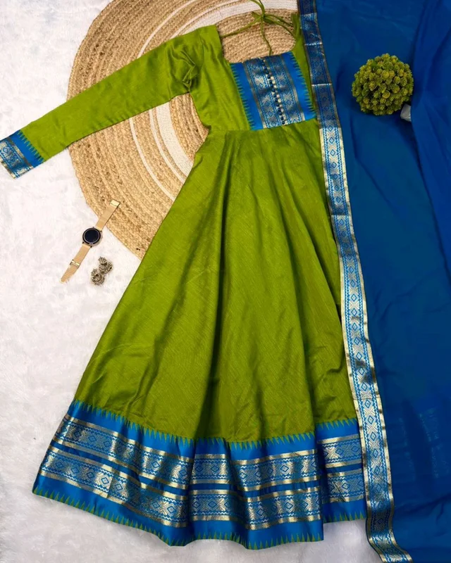 New Super Trendy Traditional Outfit - M, Olive Drab