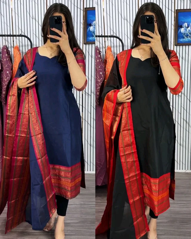 Daily wear Office & college Best outfit
- S, Navy Blue