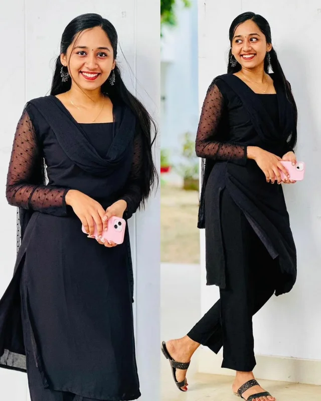 Beautiful Women Kurta Sets - Black, XS