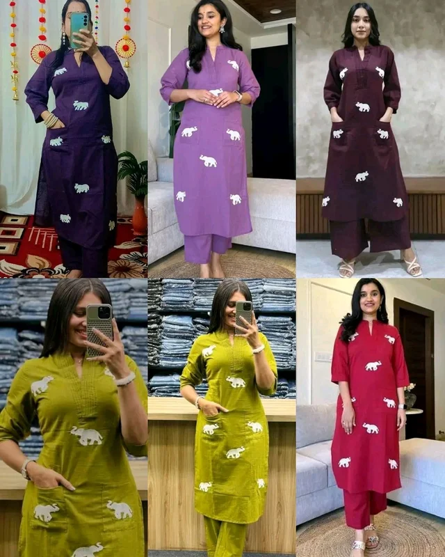 Trendy daily college & office wear Co-ord Set outfit relaxed & comfort fit
- L, Pigment Indigo