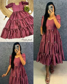 Launching valentine's days special Heart midi gown❤️ - 3XL, Red
