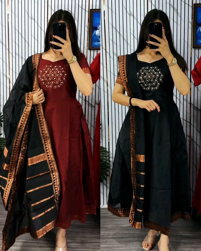 New Super Trendy Traditional Outfit - 2XL, Maroon
