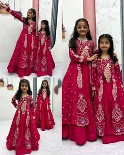Launching Trendy Peacock Design Festival Special Crop Top with Shrug - 6 to 7 Age, Pigment Indigo