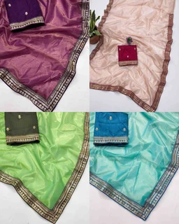 One More Super Hit Soft Tissue Silk Saree Design Launch - Free Size, Sinbad
