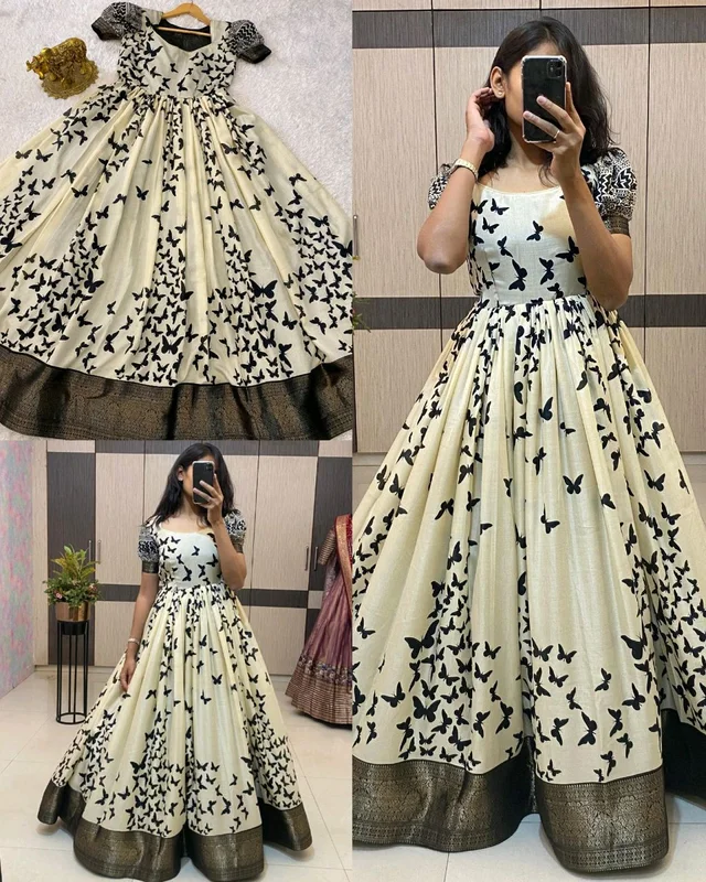 Trendy Beautiful Butterfly Gown
- 2XL