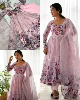 Beautiful look outfit is perfect for upcoming festivities and weddings - M, Purple
