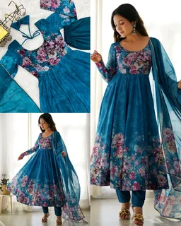 Beautiful look outfit is perfect for upcoming festivities and weddings - 2XL, Purple