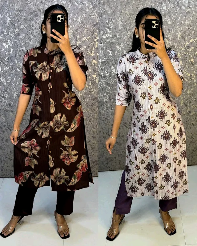 Trendy daily college & office wear Co-ord Set outfit relaxed & comfort fit
- L, Maroon