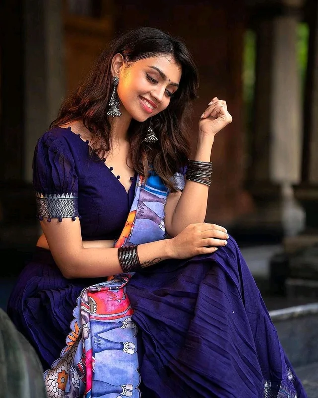 Blue Ready To Wear Lehenga - L