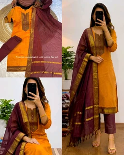Launching 3piece set ethinicwear outfit🥰 - 2XL, Green